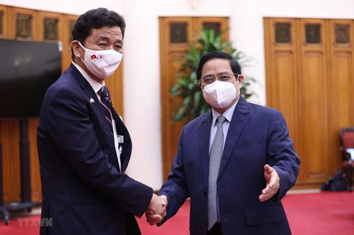 Thủ tướng Phạm Minh Chính tiếp Bộ trưởng Quốc phòng Nhật Bản