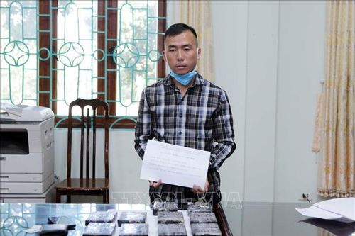 Bắt một đối tượng, thu giữ 10 bánh heroin