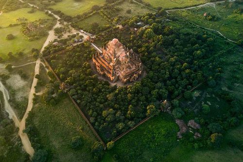 Chiêm ngưỡng loạt ảnh từ trên cao, Myanmar xứng danh ' đất nước của những ngôi chùa'