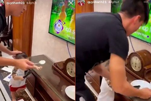 Được 'xả trại', Duy Mạnh khiến fan thích thú với hình ảnh 'ông bố bỉm sữa'