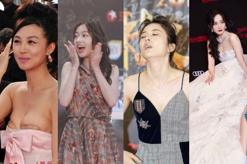 Những sự cố 'muối mặt' của sao Hoa ngữ trên thảm đỏ: Người lộ hàng, người mất cả trăm triệu, kẻ ngất xỉu