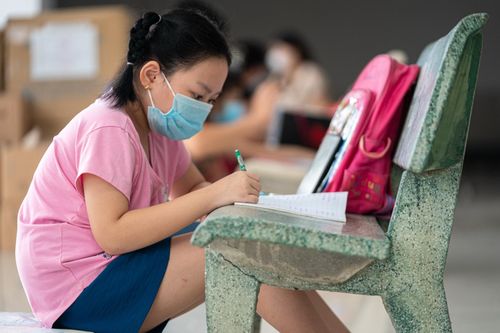 Lớp học dã chiến cho trẻ em vùng xanh ở TP.HCM