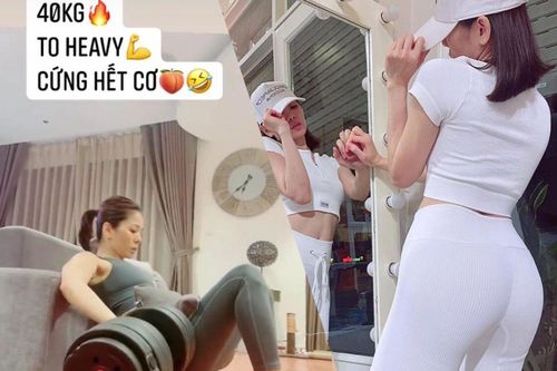Lệ Quyên làm cư dân mạng mắt tròn mắt dẹt khi nâng tạ 40kg để duy trì điều này