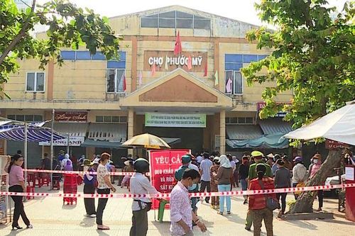 Chợ Phước Mỹ và Miếu Bông hoạt động lại từ ngày mai (14-9)