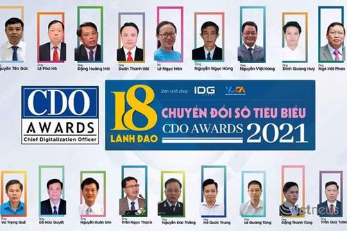 18 lãnh đạo chuyển đổi số Việt Nam tiêu biểu năm 2021
