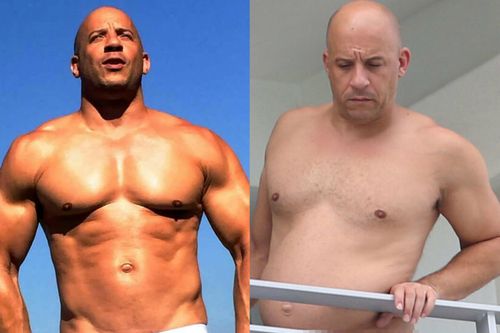 Vin Diesel mất thân hình cơ bắp