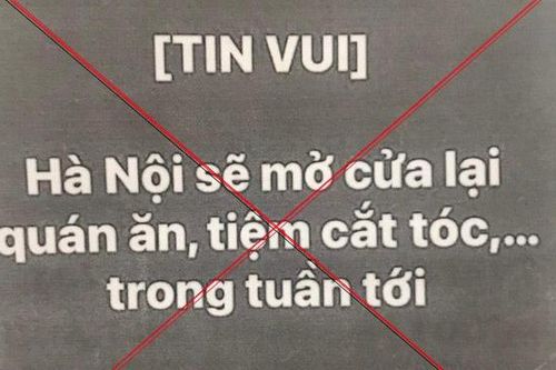 Hà Nội: Đề xuất phạt 7,5 triệu đồng với người tung tin thất thiệt về phòng, chống dịch