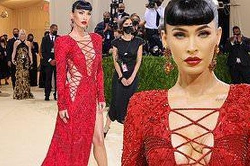 Megan Fox xứng danh 'nữ hoàng thảm đỏ' ở Met Gala với váy xẻ ngực sâu nóng bỏng