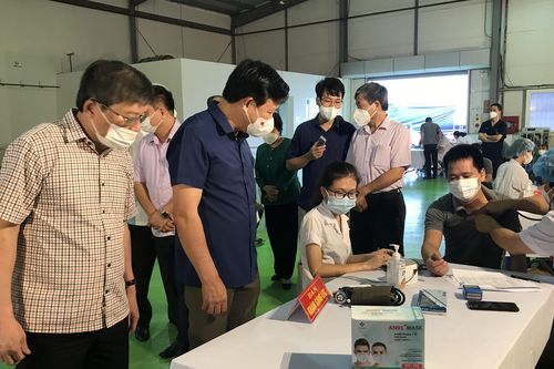 Hải Dương triển khai tiêm vaccine phòng COVID-19 cho công nhân