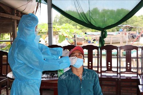 Khẩn trương dập ổ dịch COVID-19 tại thị trấn Vàm Láng, Tiền Giang