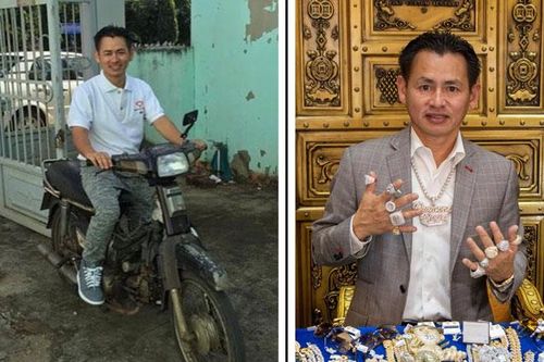 'Ông trùm kim hoàn' Johnny Đặng khoe ảnh thuở hàn vi chạy xe ôm ở Việt Nam?