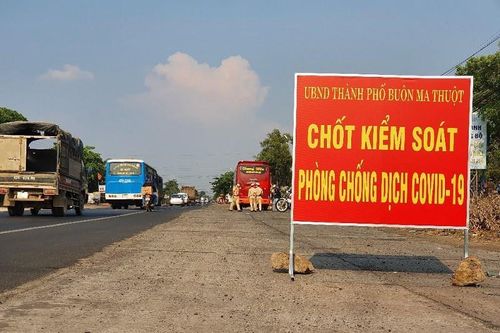 Đắk Lắk thêm 10 ca mắc COVID-19, trong đó một người là cảnh sát giao thông