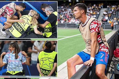 Sút bóng trúng nữ nhân viên, Ronaldo chuộc lỗi cực đẹp
