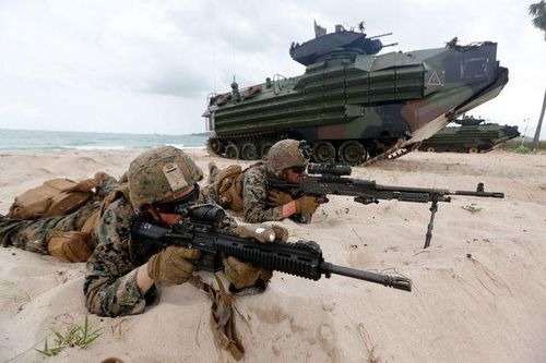 Lính thủy đánh bộ Mỹ đến Thụy Điển tập trận