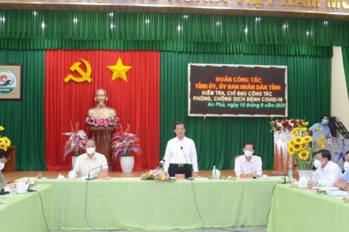 An Giang tập trung khống chế các ổ dịch Covid-19 ở huyện An Phú
