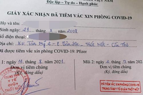 Cần Thơ chấn chỉnh việc tiêm vắc xin Covid-19 sai đối tượng