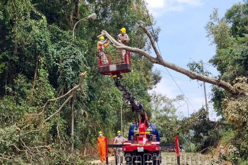 Ngành Điện thiệt hại 260 triệu đồng do giông lốc