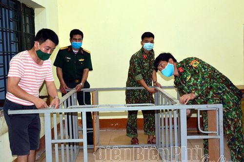 Ban CHQS TP. Điện Biên Phủ chung sức phòng, chống dịch Covid-19