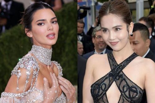 Ngắm Kendall Jenner, fan lại nhớ chiếc váy 'hư hỏng', hở 90% cơ thể của Ngọc Trinh