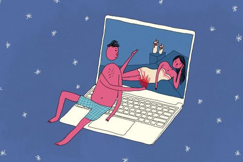 Cyber sex an toàn trong giãn cách