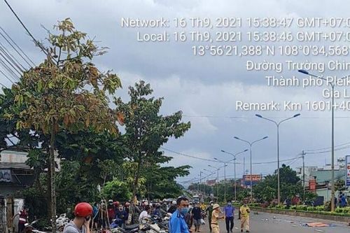 Gia Lai: Người phụ nữ bị xe đầu kéo đâm tử vong trên đường Hồ Chí Minh