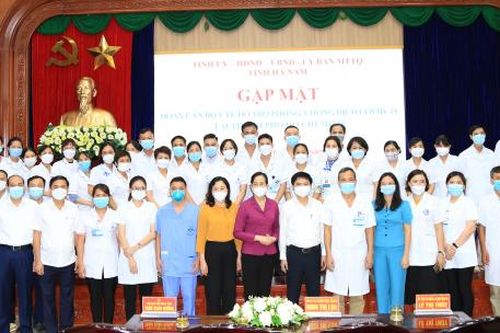 Hà Nam: Tiếp tục tăng cường y, bác sĩ cho miền Nam chống dịch Covid-19