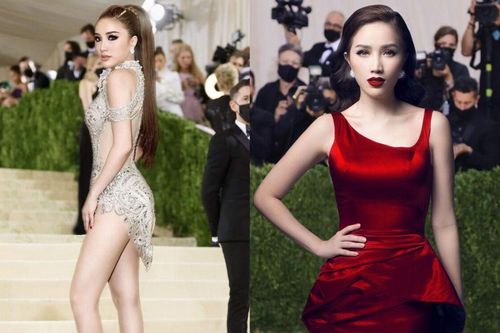 Fan 'hết hồn' khi thấy Bảo Thy xuất hiện trên thảm đỏ Met Gala, còn thay tù tì 3 bộ váy