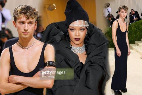 Mặc đầm dài quét đất, mỹ nam tại Met Gala bị tò mò về cách đi vệ sinh