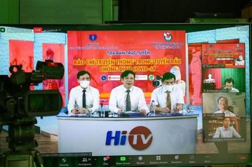 Nhà báo đã thể hiện được sứ mệnh tiên phong trong công tác chống dịch