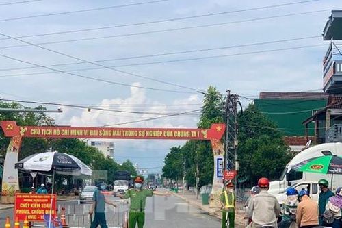 TP Quảng Ngãi lập 22 chốt kiểm soát tại các cửa ngõ ra vào nội thành