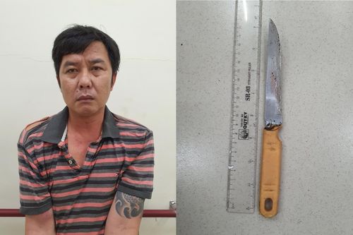 Tạm giữ gã đàn ông say rượu cầm dao đâm đại úy công an ở Cần Thơ