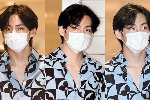Truyền thông Hàn Quốc dành toàn lời mỹ miều mô tả V khi BTS lên đường sang Mỹ