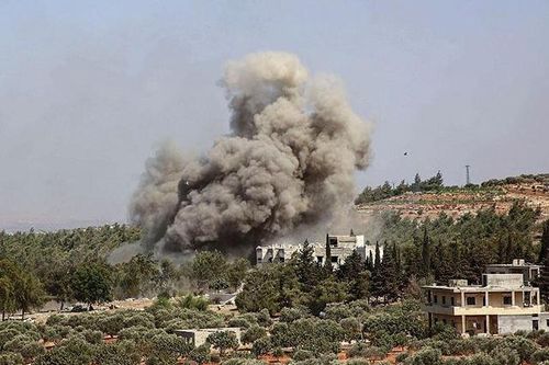 Chiến cơ Nga nã bom dữ dội vào khủng bố ở Idlib, Syria