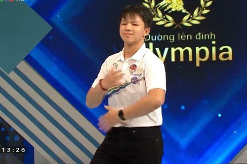 Nam sinh nhảy ấn tượng trong chương trình Đường lên đỉnh Olympia