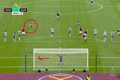 Ronaldo chỉ hướng giúp De Gea cản phá phạt đền thành công