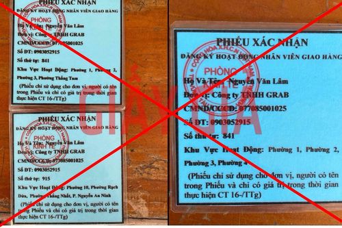 Bà Rịa – Vũng Tàu: Nhân viên giao hàng làm giả giấy đi đường vượt chốt kiểm dịch