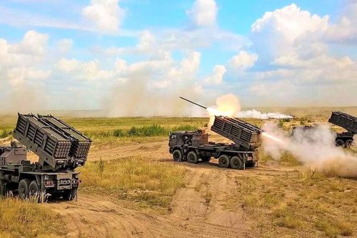 Hệ thống rải mìn Zemledeliye siêu dị giống pháo phản lực của Nga