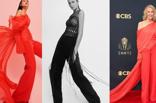 Những bộ cánh của NTK Công Trí 'phủ sóng' thảm đỏ Emmy 2021