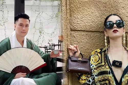 Sao Việt đón Trung thu: Việt Anh diện đồ cổ trang, Lệ Quyên mặc xẻ ngực sâu táo bạo