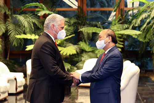 Chủ tịch Díaz-Canel: Cuba không lẻ loi nhờ tình đoàn kết của Việt Nam