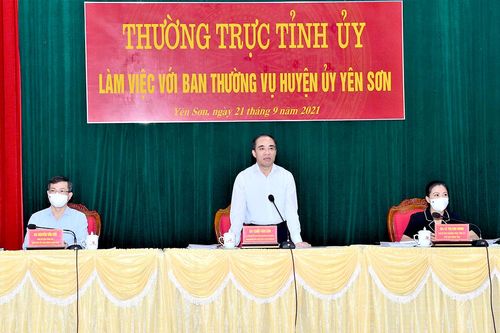 Yên Sơn cần phấn đấu để trở thành điển hình của tỉnh về phát triển kinh tế nông, lâm nghiệp, thủy sản