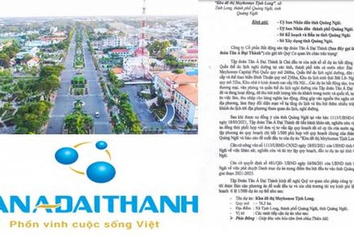 Tân Á Đại Thành cam kết 'không đòi lại quà' nếu 'trượt chân' dự án ở Quảng Ngãi