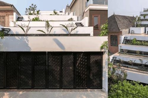 Lạ mắt với ngôi nhà hình ruộng bậc thang