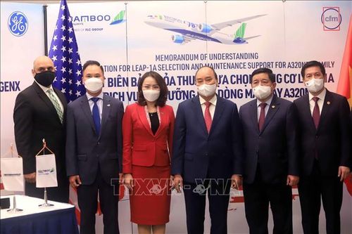 Chủ tịch nước Nguyễn Xuân Phúc tiếp các tập đoàn, doanh nghiệp Hoa Kỳ