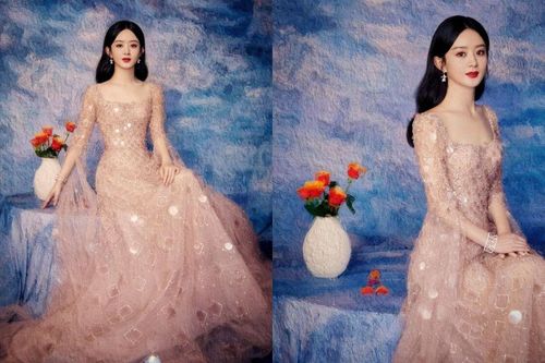 Triệu Lệ Dĩnh mặc váy xinh như tiên nữ tại sự kiện đêm Trung Thu