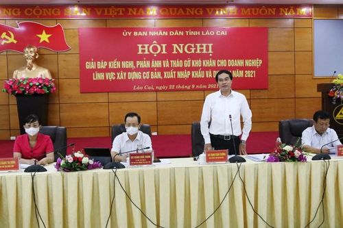 Tháo gỡ khó khăn cho doanh nghiệp lĩnh vực xây dựng cơ bản, xuất nhập khẩu, du lịch