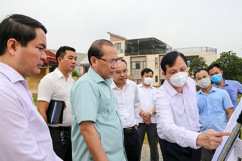 Kiểm tra tình hình triển khai việc lập Quy hoạch chi tiết xây dựng một số dự án tại huyện Cẩm Khê