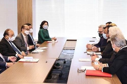 Chủ tịch nước Nguyễn Xuân Phúc tiếp các hiệp hội, nhà đầu tư Hoa Kỳ