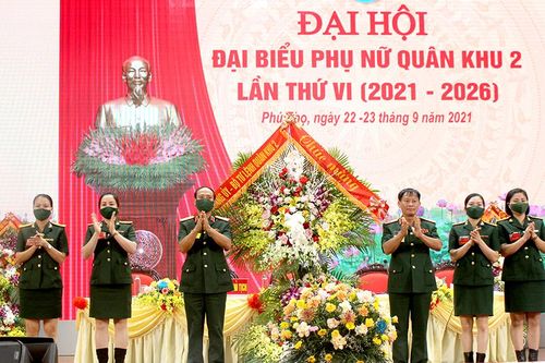 Đại hội đại biểu phụ nữ Quân khu 2 lần thứ VI, nhiệm kỳ 2021-2026
