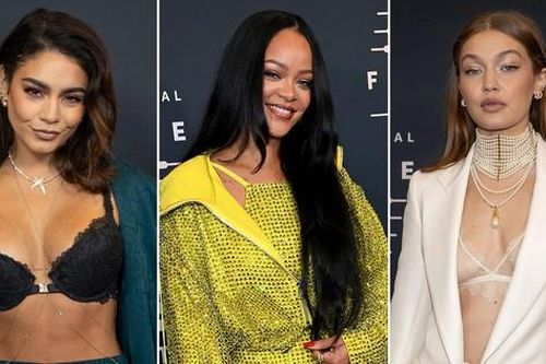 Gigi Hadid mặc nội y xuyên thấu 'chặt chém' loạt sao hở bạo tại show của Rihanna